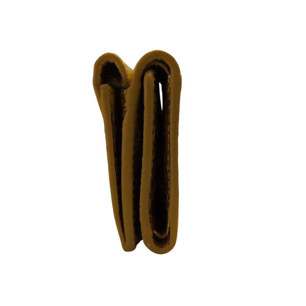 Balenciaga Lambskin Mini Wallet Gold