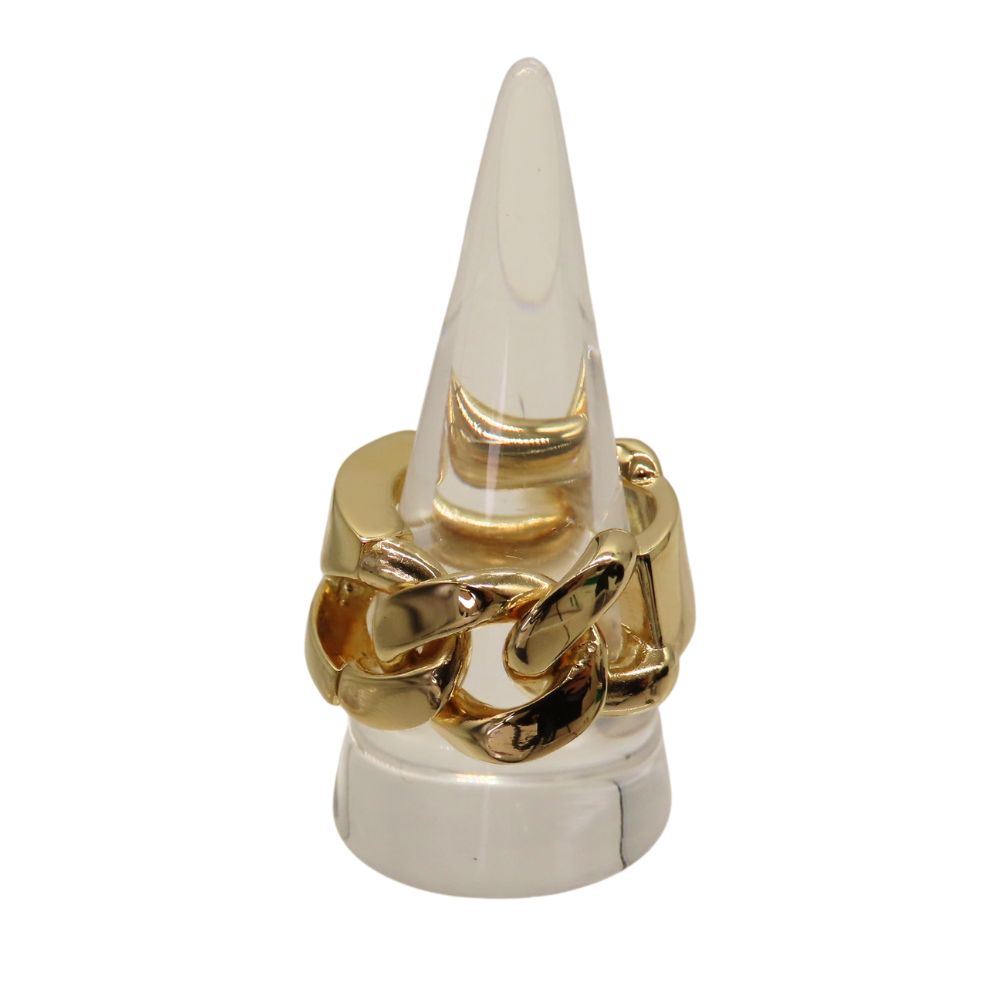 Bottega Veneta Ag925 Gold Chain Ring