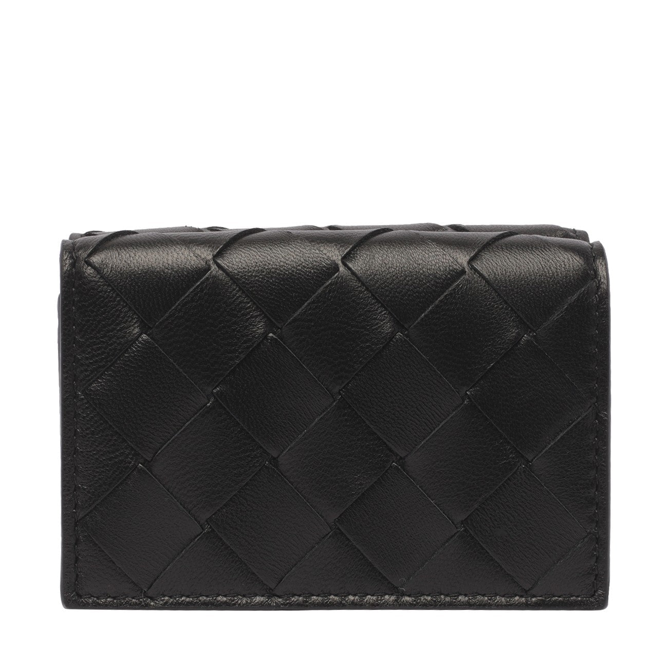 Bottega Veneta Women Intrecciato Tiny Tri-Fold Wallet
