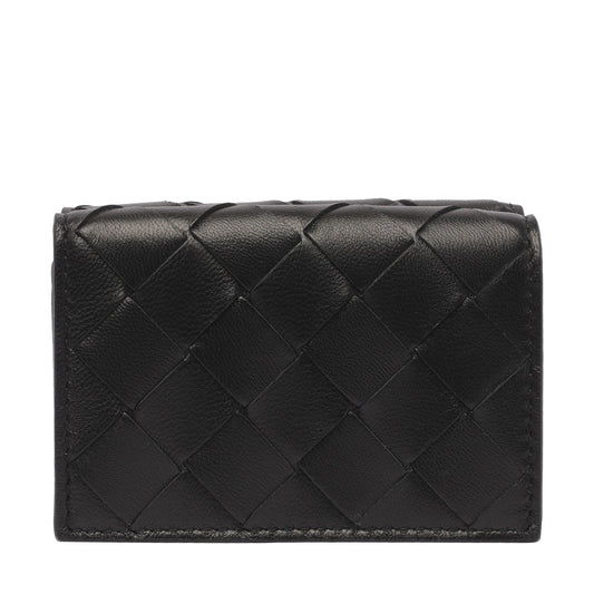 Bottega Veneta Women Intrecciato Tiny Tri-Fold Wallet