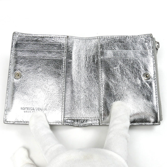 Bottega Veneta Pleated Intrecciato Small Wallet