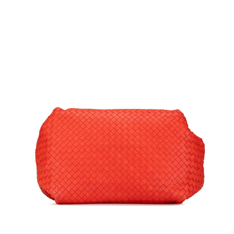 Bottega Veneta Intrecciato Leather Handbag Red