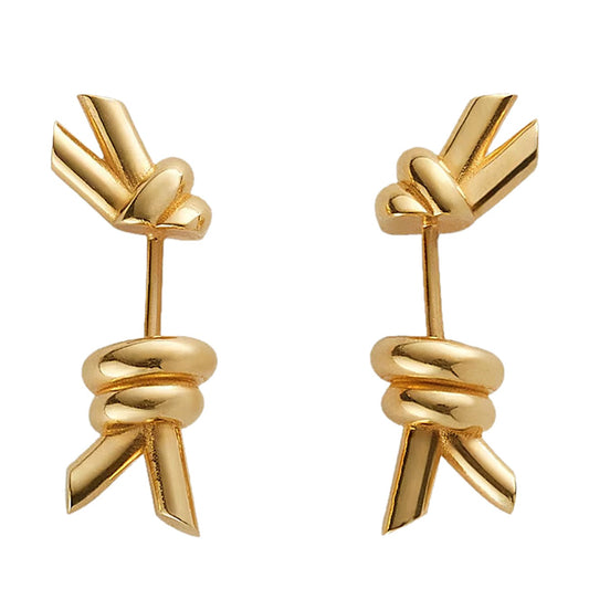 Bottega Veneta Women Knot Stud Earrings