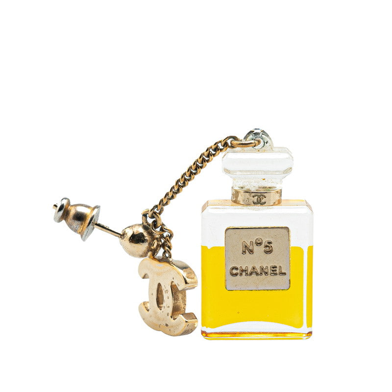 Chanel Vintage Coco Mark No.5 Swing Earrings