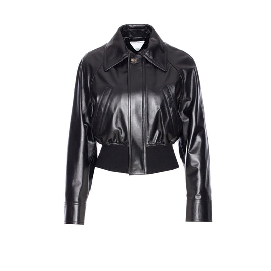 Bottega Veneta Women Light Leather Jacket
