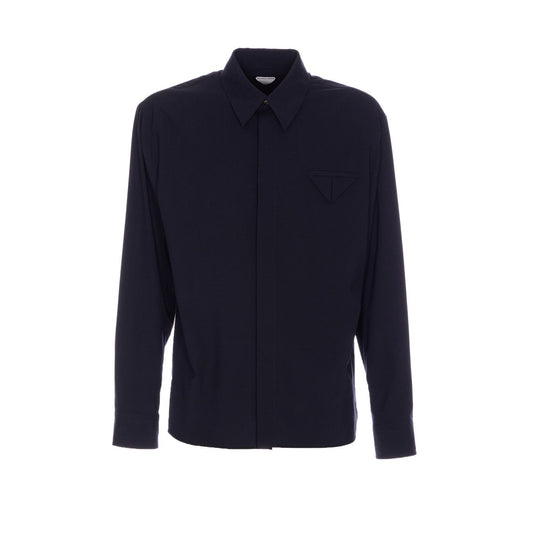 Bottega Veneta Men Light Wool Shirt