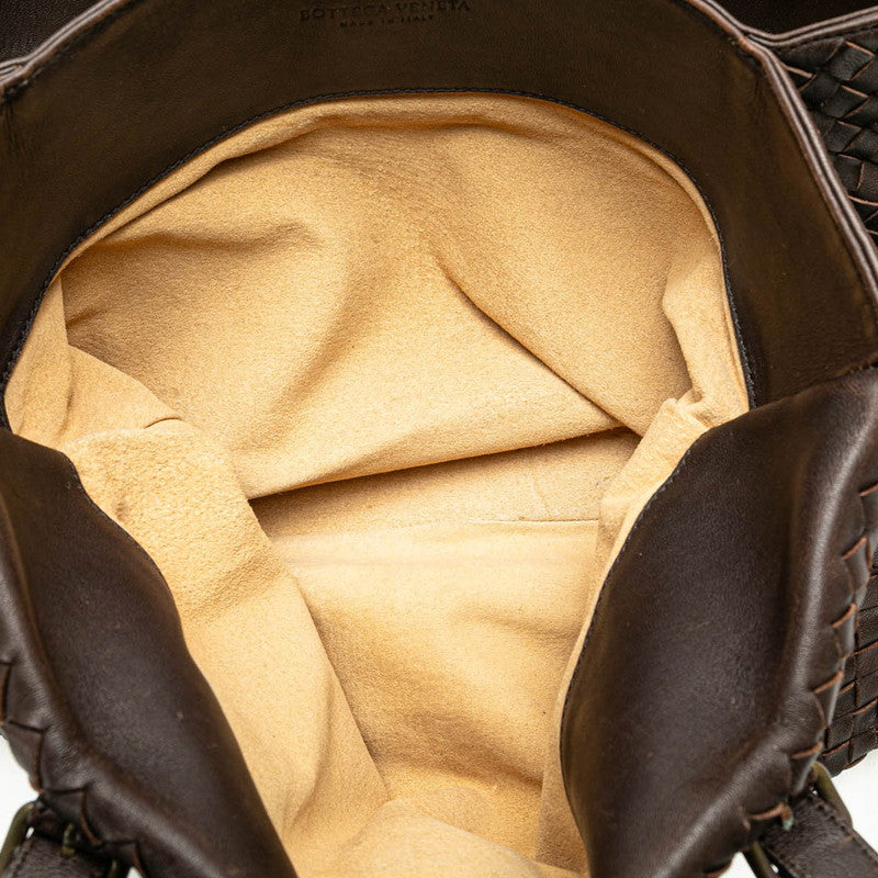 Bottega Veneta Intrecciato Roma Leather Handbag