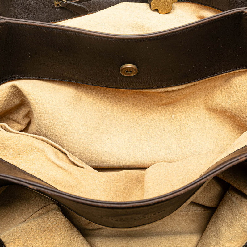 Bottega Veneta Intrecciato Roma Leather Handbag