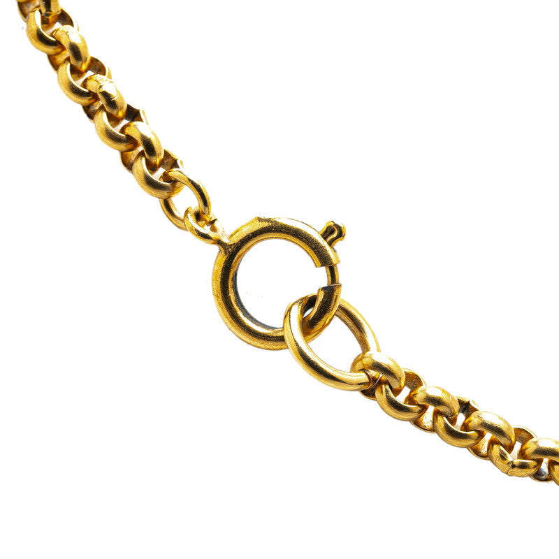 Chanel Clover Motif Necklace Gold