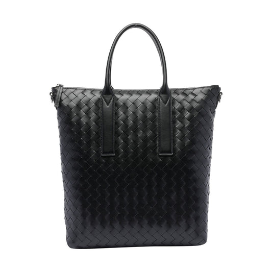 Bottega Veneta Men North-South Zipped Intrecciato Tote