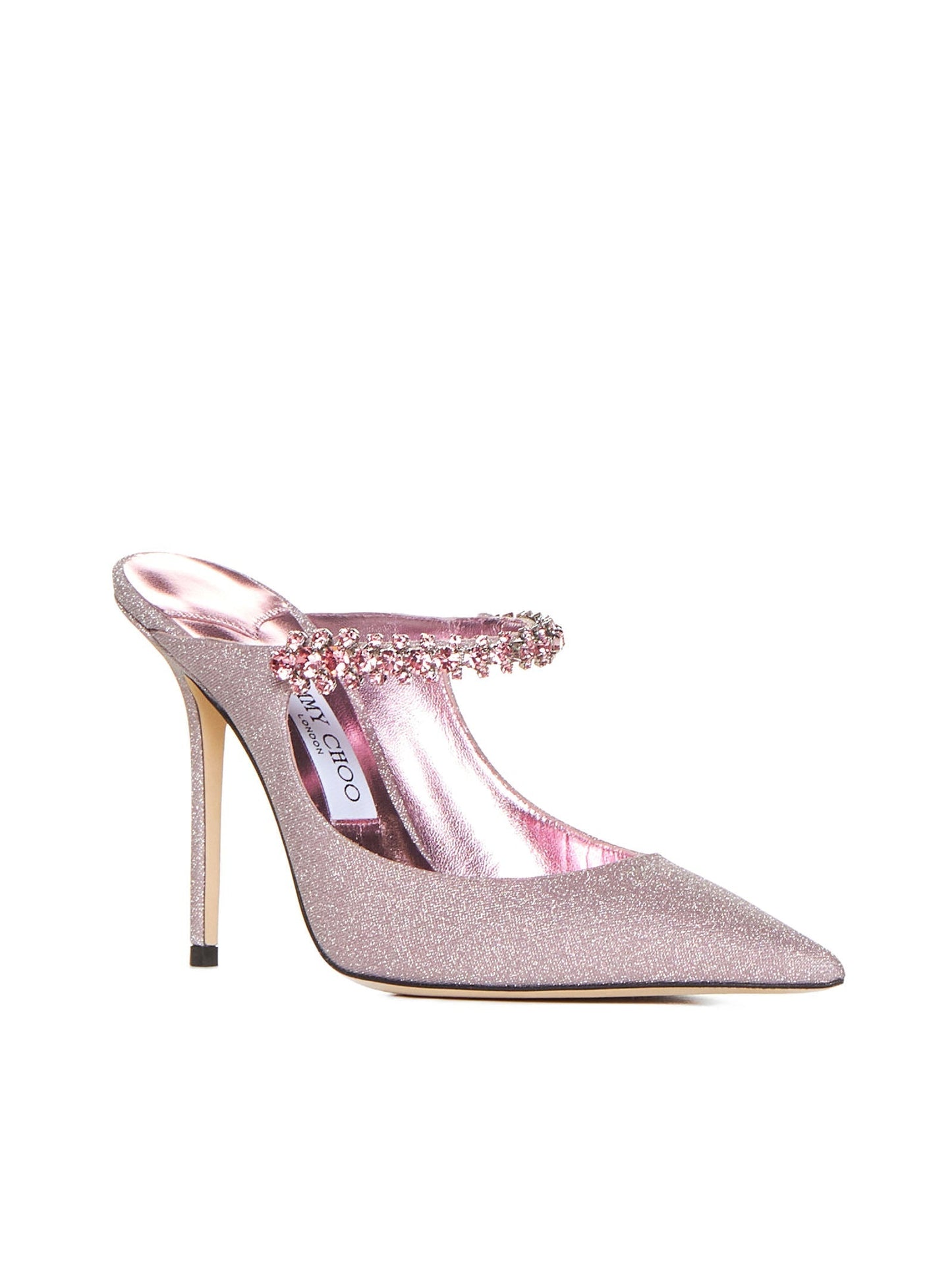 Jimmy Choo Women <Hr Id="Null"/> Bing Crystals Fabric Mules