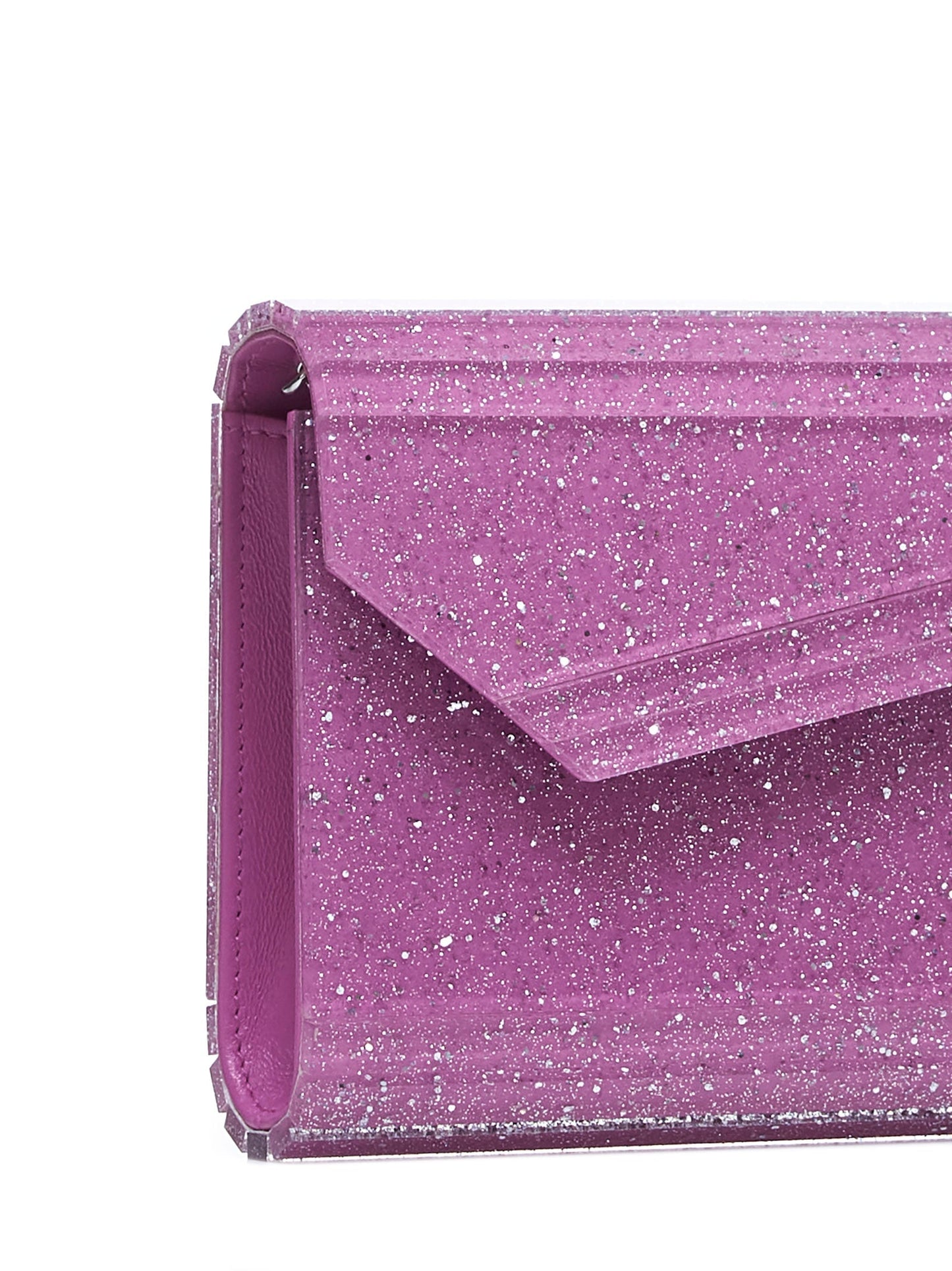 Jimmy Choo Women Light Magenta Candy Clutch Bag