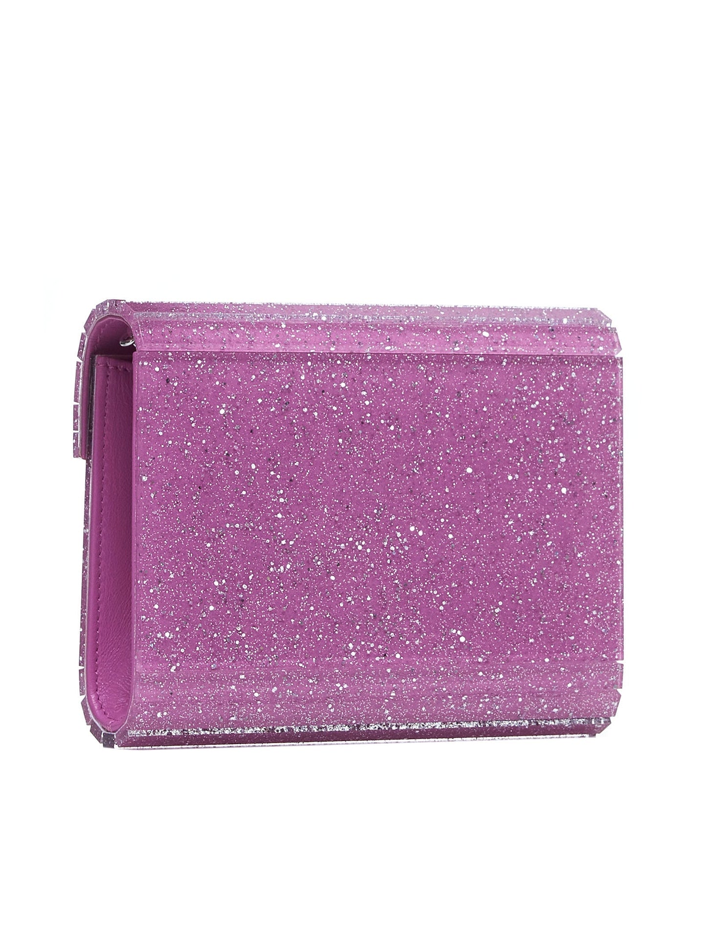 Jimmy Choo Women Light Magenta Candy Clutch Bag