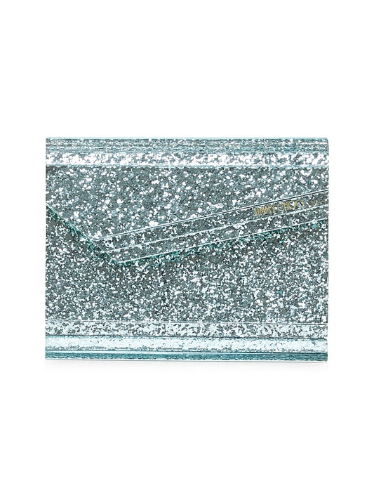 Jimmy Choo Women Aqua Green Candy Clutch