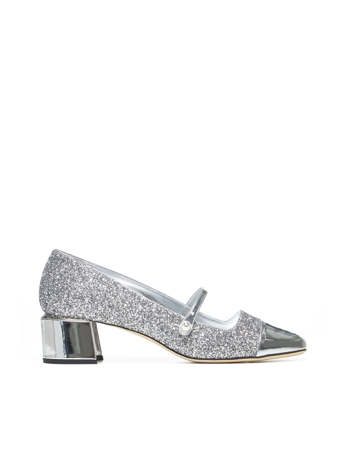 Jimmy Choo Women Elisa Glitter Fabric Pumps