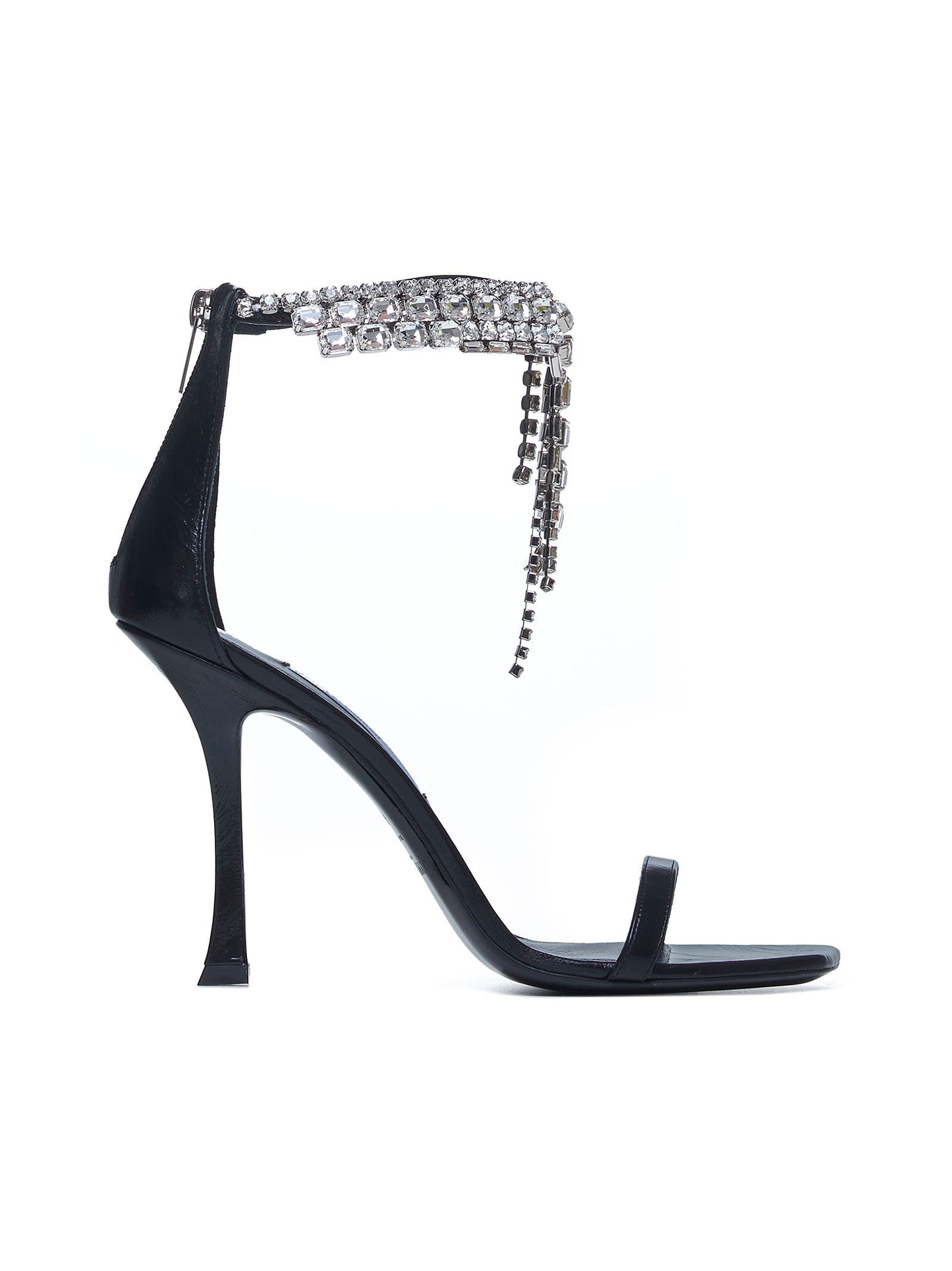 Jimmy Choo Women Verity 100 Crystals Leather Sandals