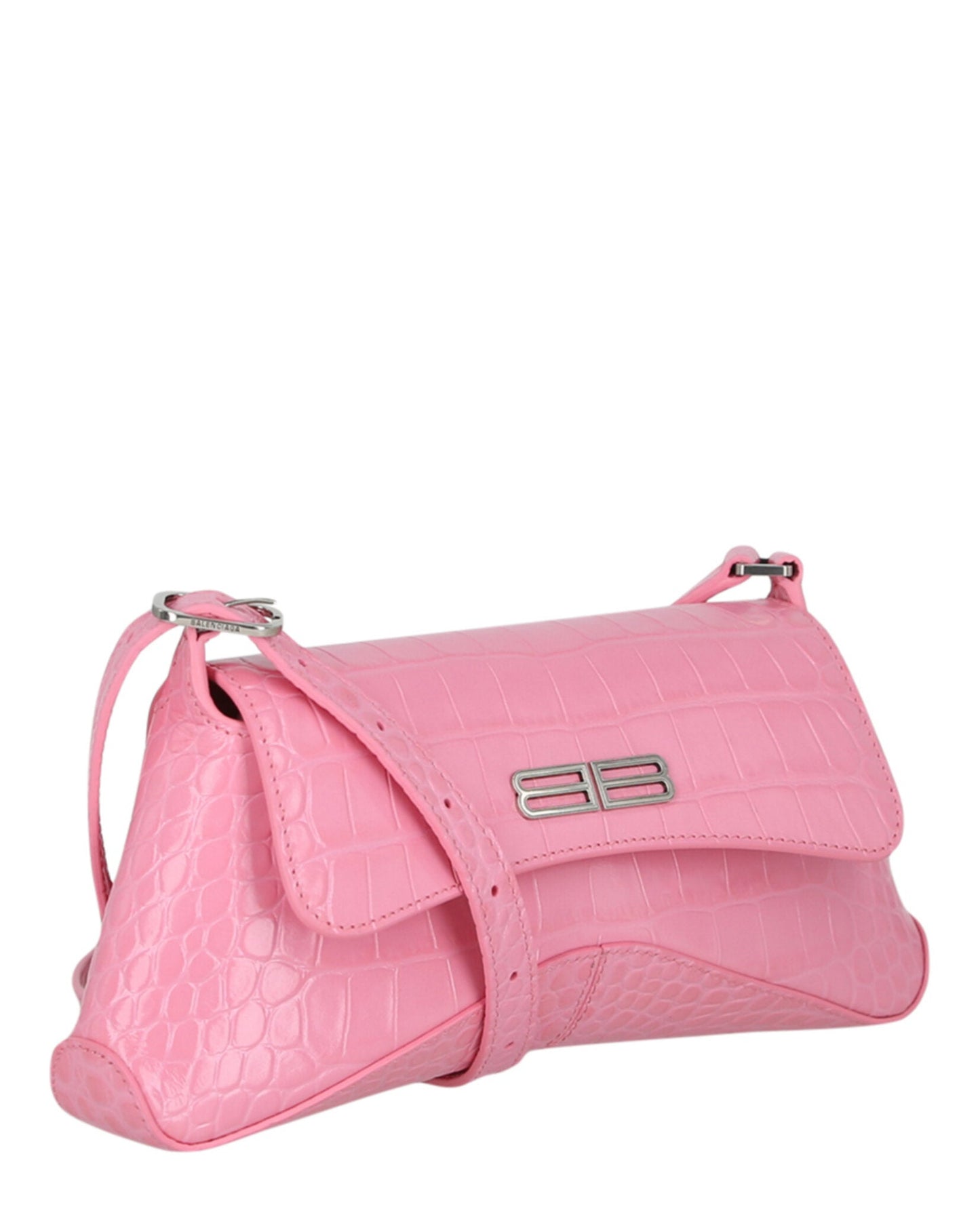 Balenciaga Embossed Croc Shoulder Bag Womens 6956452-108Y-5812