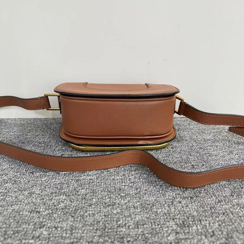 Valentino VLogo Escape Brown Crossbody Bag