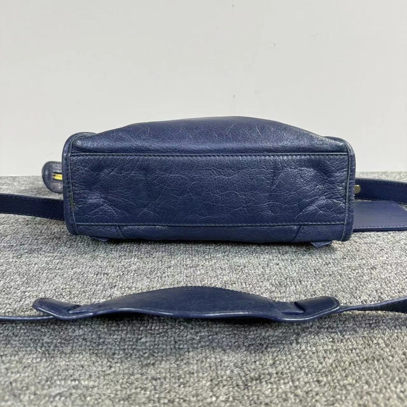 Balenciaga City Bag Navy Handbag