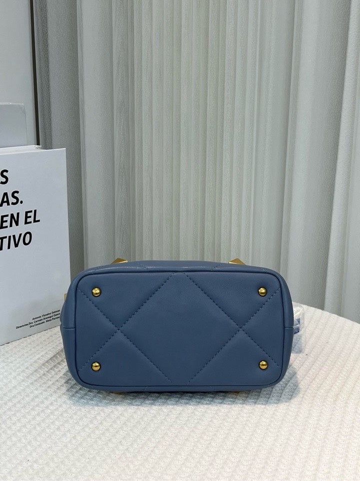 Valentino Roman Stud Blue Crossbody Bag