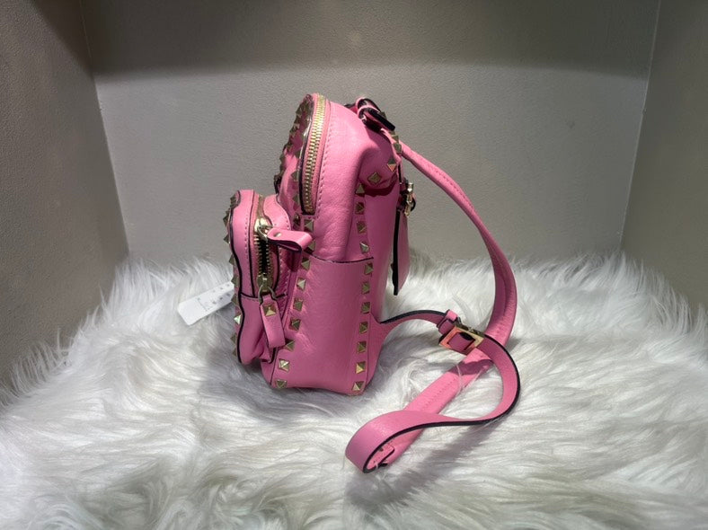 Valentino Rockstud Mini Backpack Pink