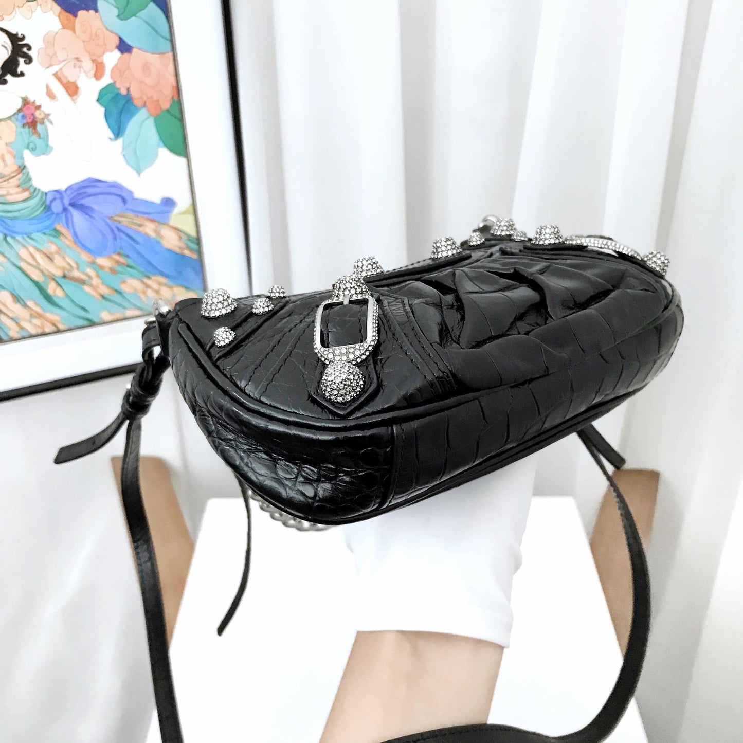 Balenciaga Le Cagole Black Shoulder Bag