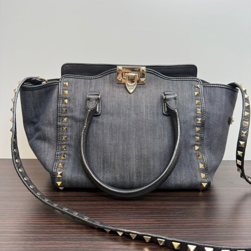 Valentino Denim Rockstud 2way Bag B6011