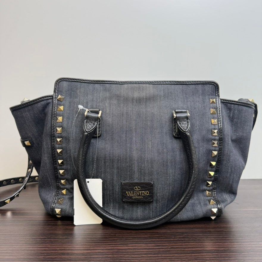 Valentino Denim Rockstud 2way Bag B6011