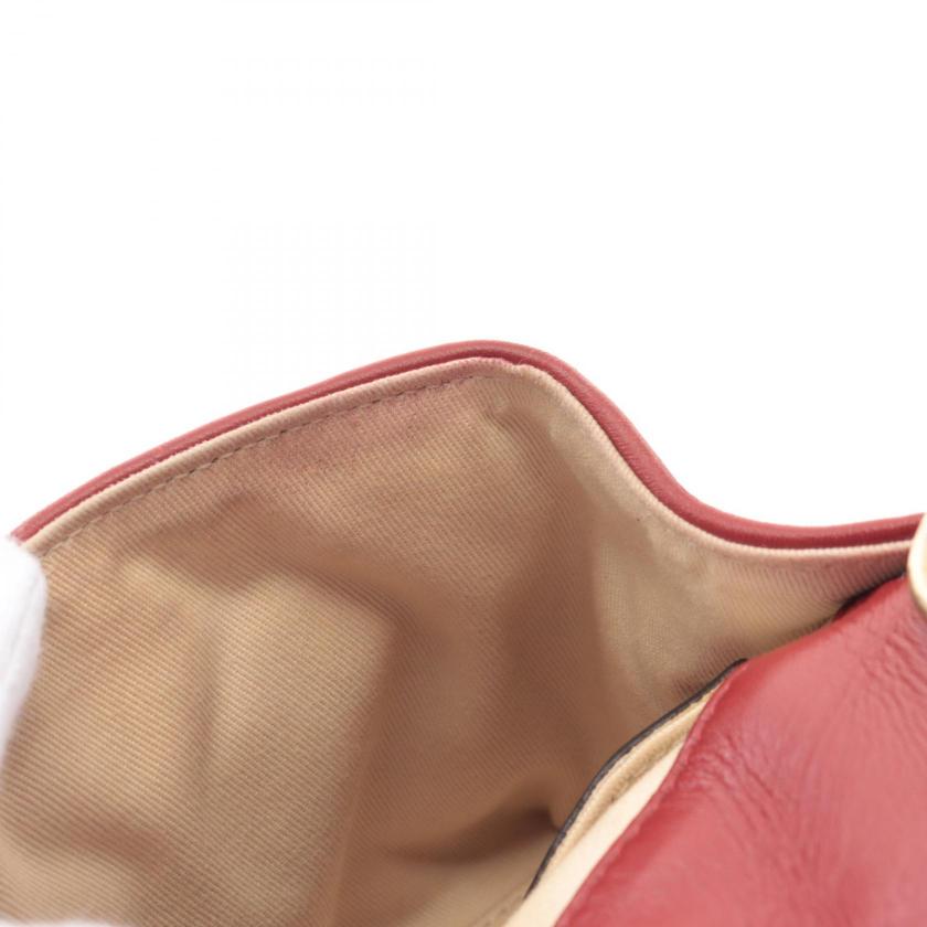 VALENTINO Rockstud Handbag Leather Burgundy 2WAY - Excellent Condition