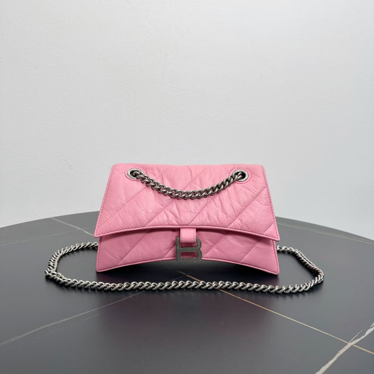 Balenciaga Le Cagole Pink Shoulder Bag