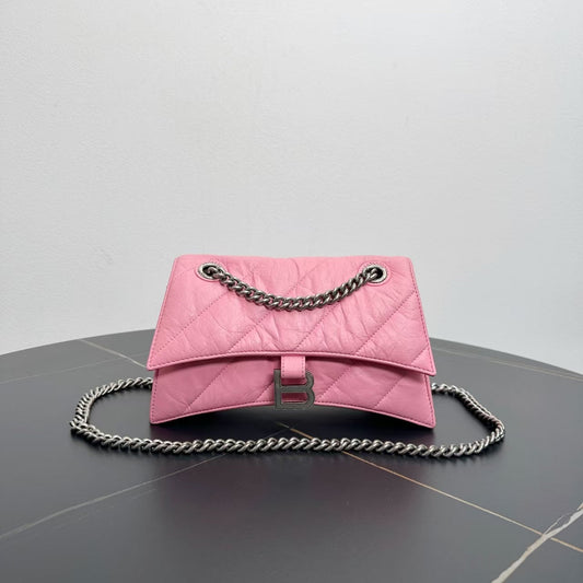 Balenciaga Le Cagole Pink Shoulder Bag