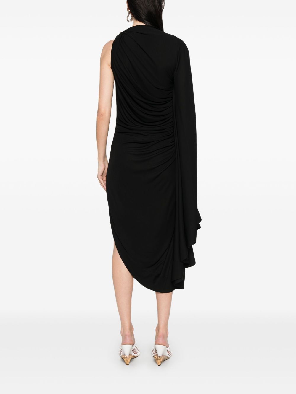 Bottega Veneta Women Draped Midi Dress