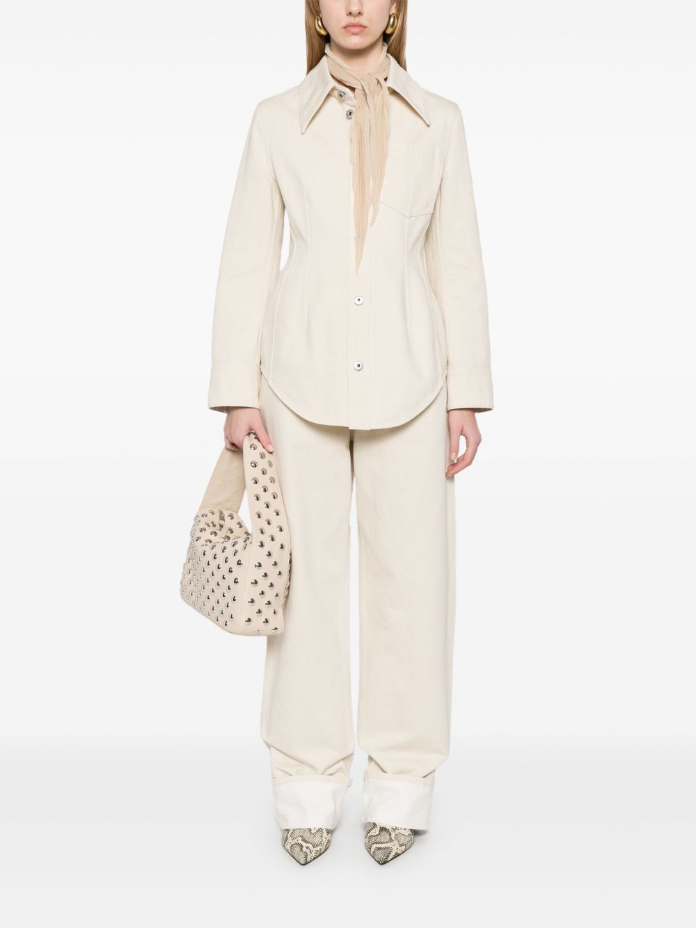 Bottega Veneta Women Denim Cotton Jeans