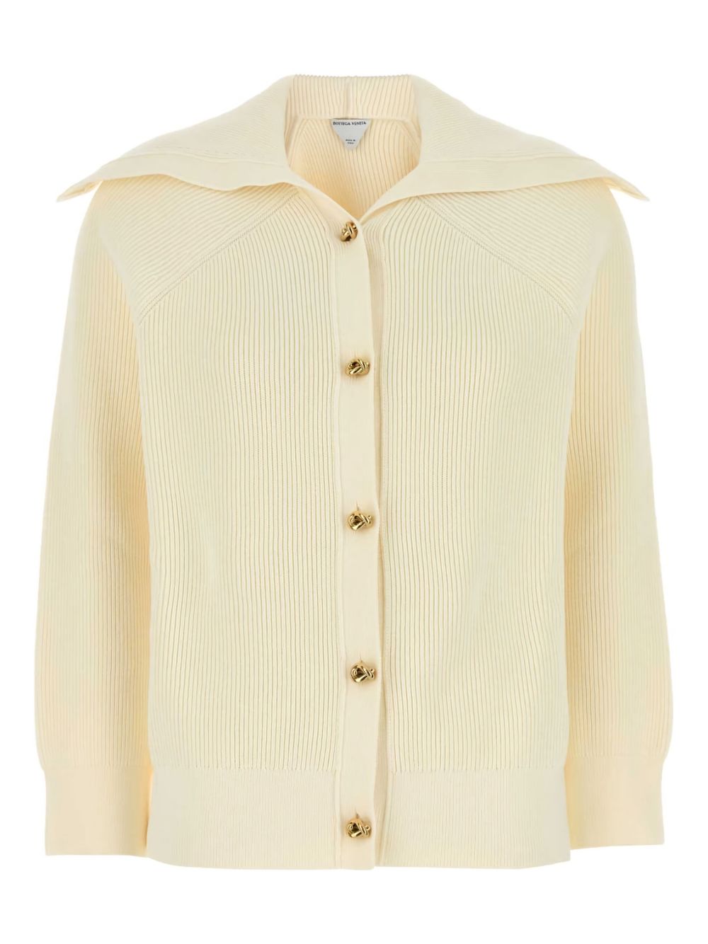 Bottega Veneta Women Ribbed Cotton Cardigan