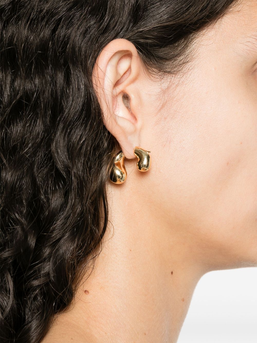 Bottega Veneta Women Teardrop Silver Earrings