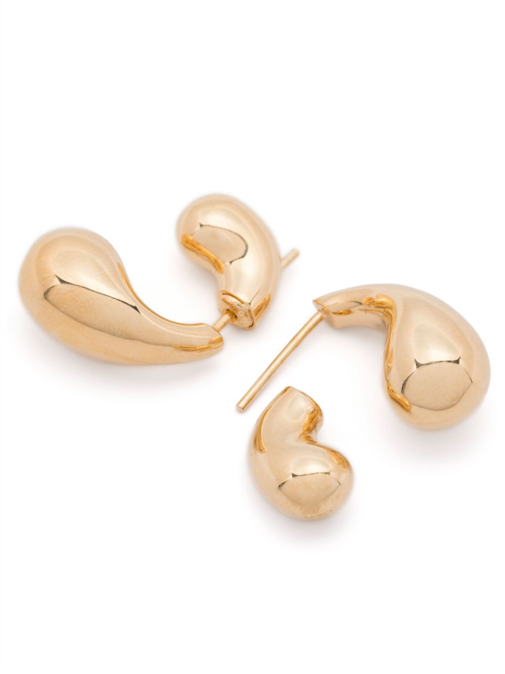 Bottega Veneta Women Teardrop Silver Earrings