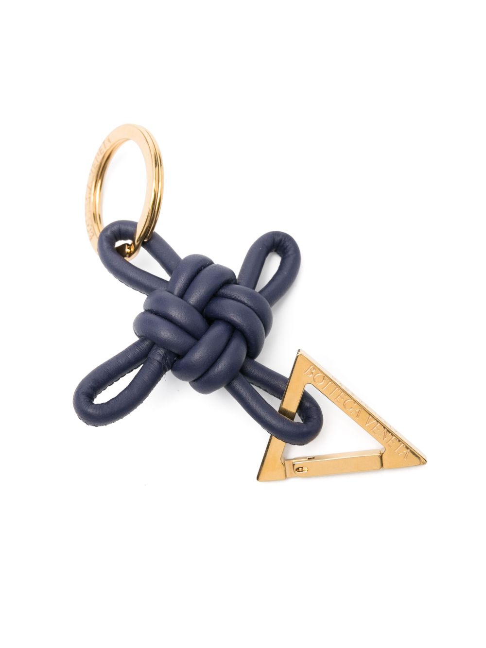 Bottega Veneta Women Triangle Leather Keyring