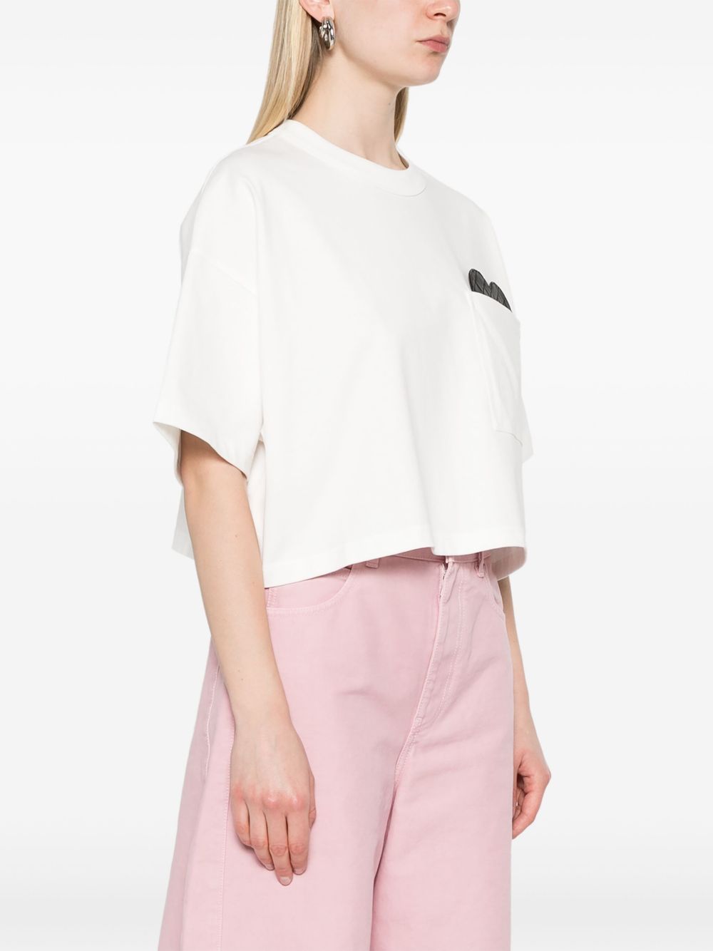 Bottega Veneta Women Heart Detail Cotton T-Shirt