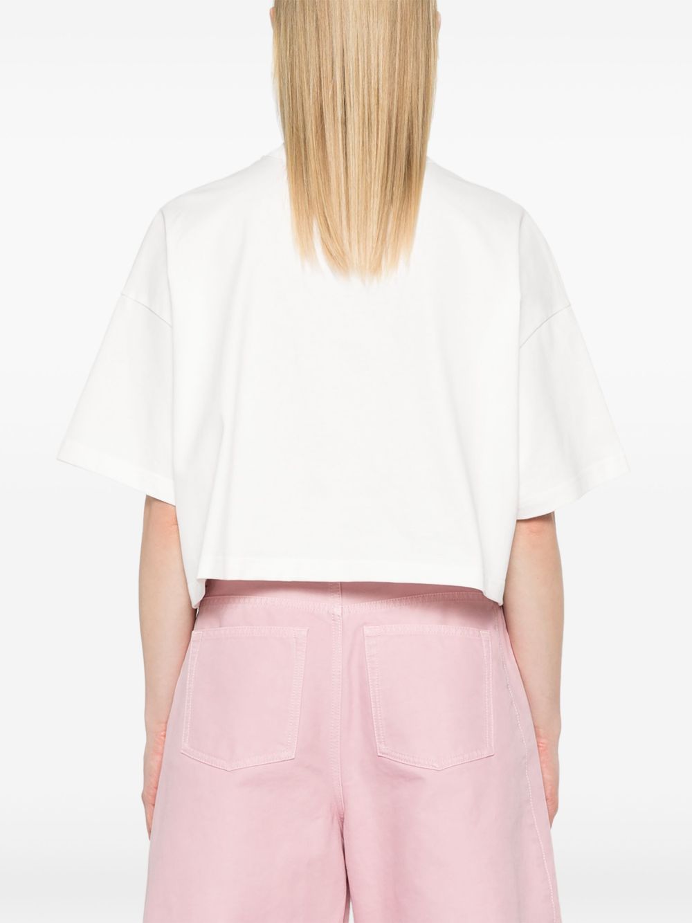 Bottega Veneta Women Heart Detail Cotton T-Shirt