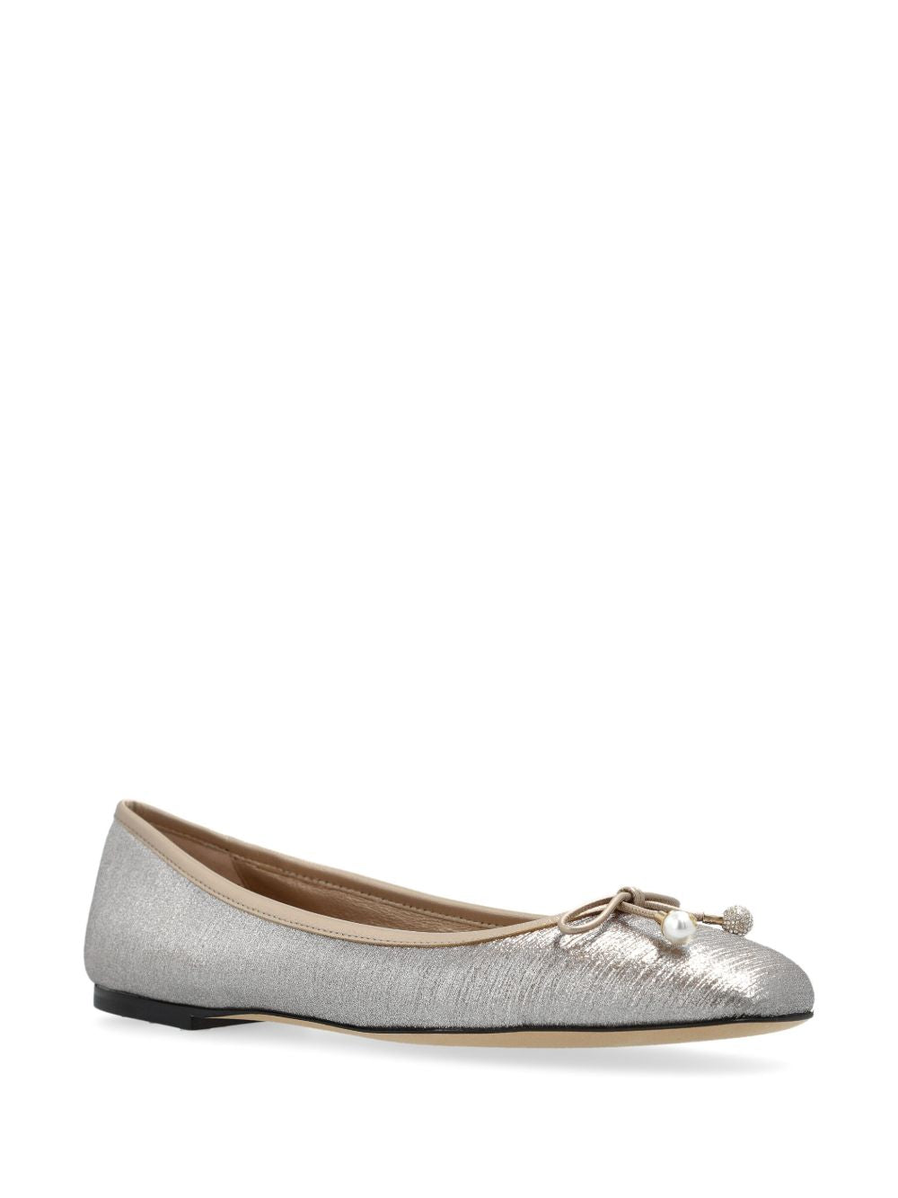Jimmy Choo Women Elme Flat Leather Ballet Flats