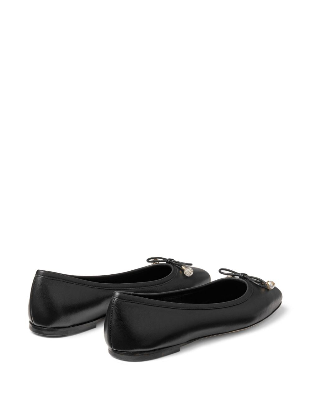 Jimmy Choo Women Elme Flat Leather Ballet Flats