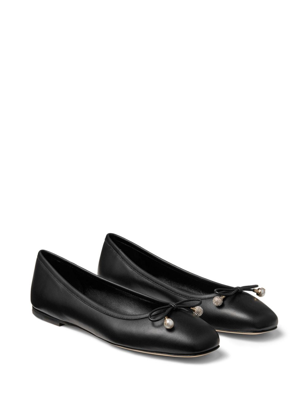 Jimmy Choo Women Elme Flat Leather Ballet Flats