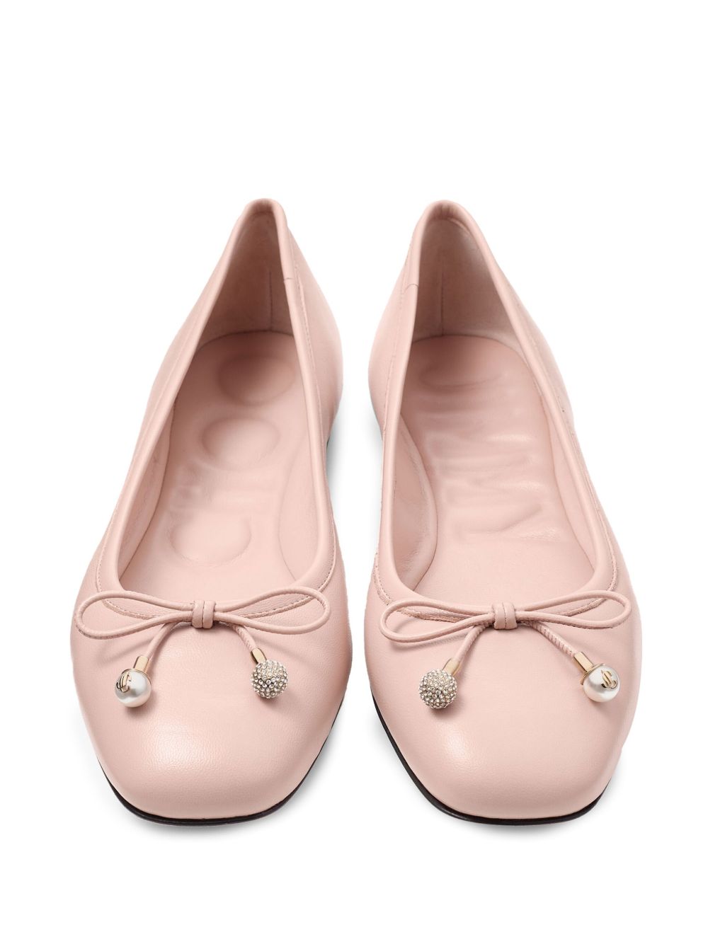 Jimmy Choo Women Elme Flat Leather Ballet Flats
