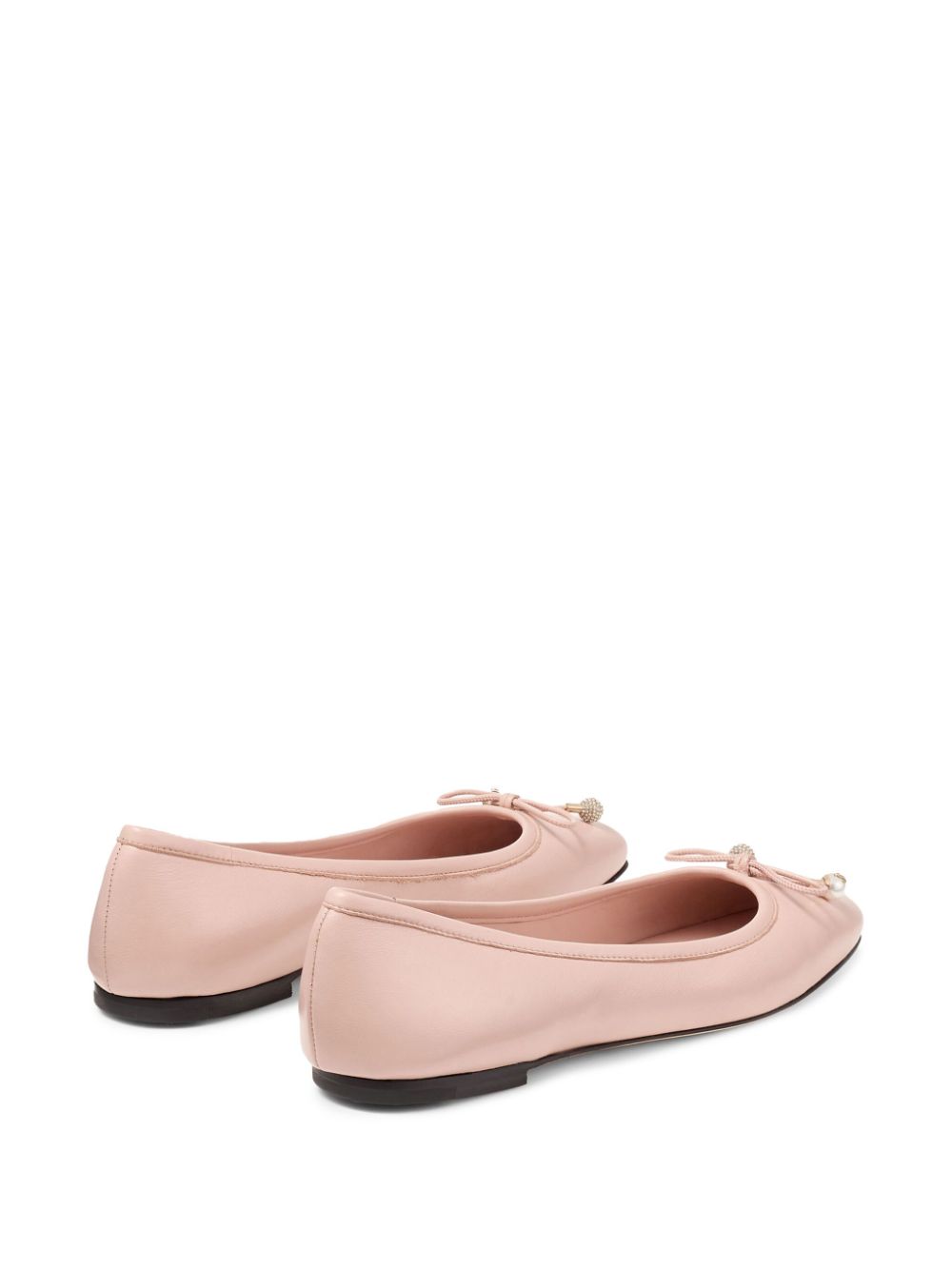 Jimmy Choo Women Elme Flat Leather Ballet Flats
