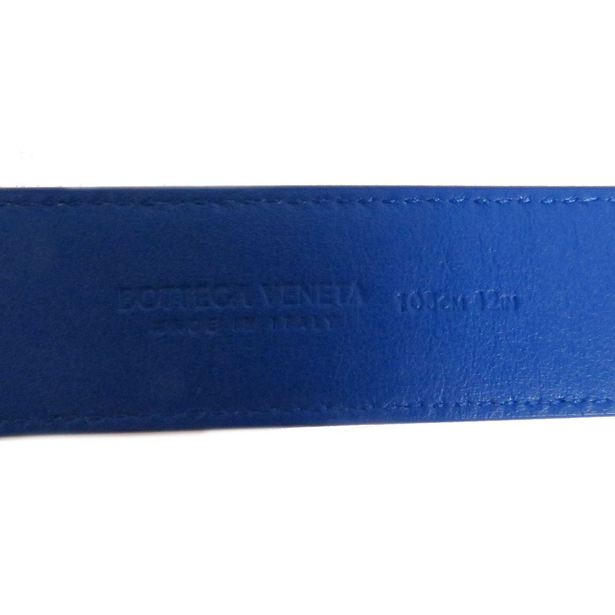 Bottega Veneta Leather Belt Silver Buckle