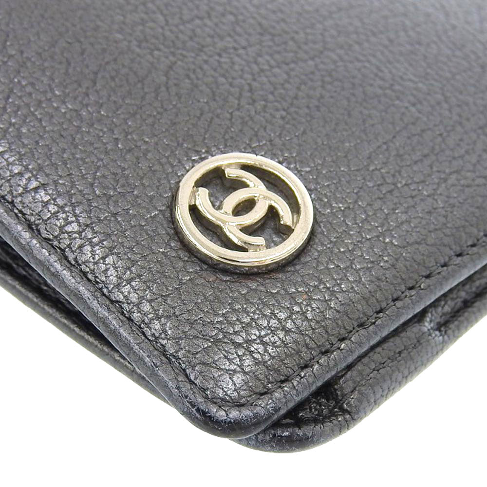 Chanel Metallic Lambskin Bifold Long Wallet