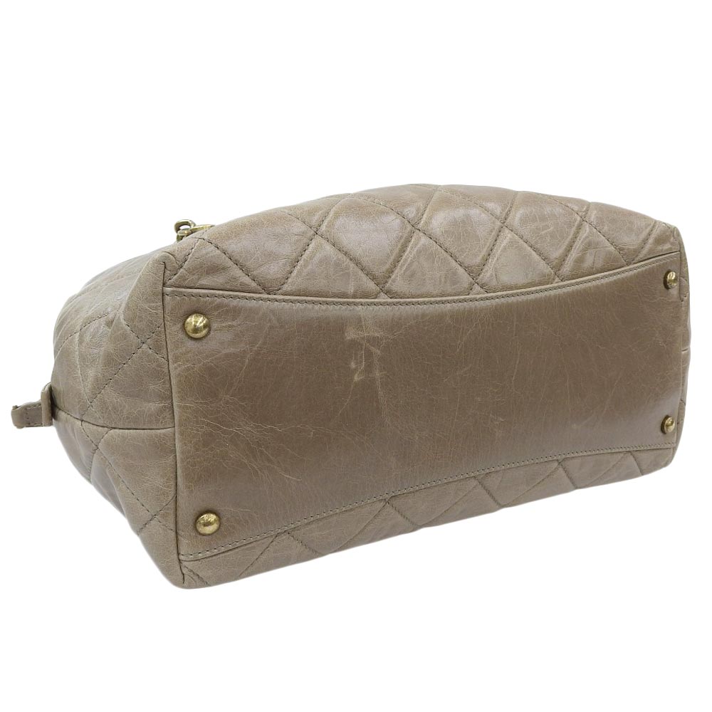 Chanel Leather 2-Way Handbag