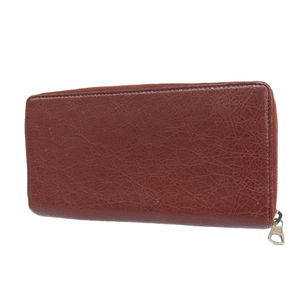 Balenciaga Essential Zip Around Leather Wallet