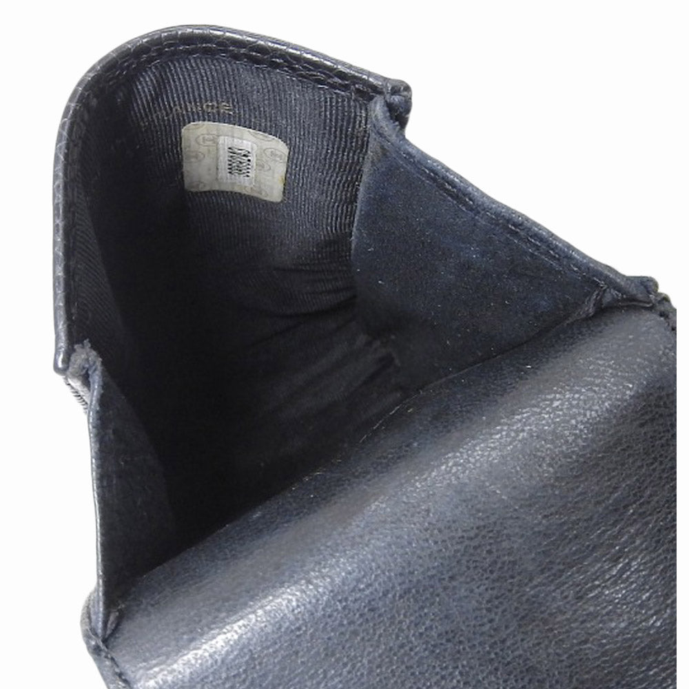 Chanel Caviar Skin Cigarette Case Black