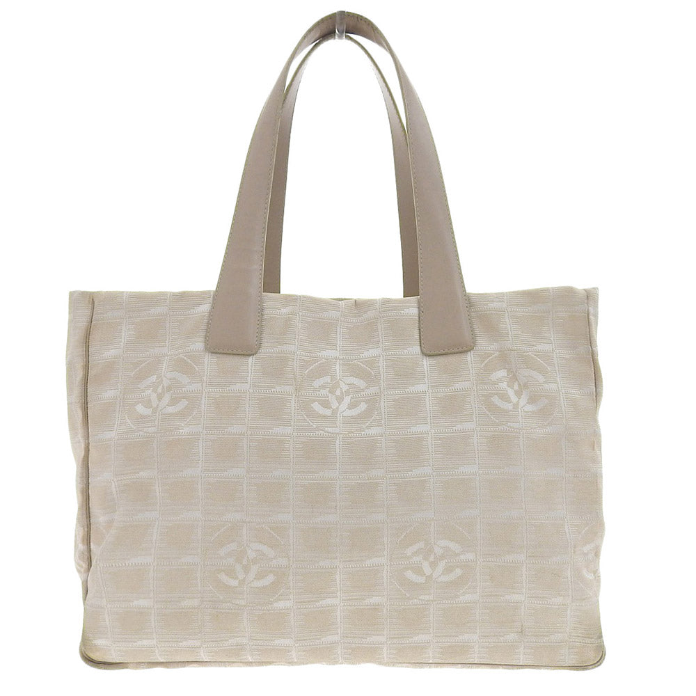 Chanel Nylon Canvas Tote MM A15991 Beige